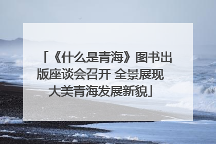 《什么是青海》图书出版座谈会召开 全景展现大美青海发展新貌