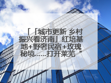 「城市更新 乡村振兴看济南」红培基地+野奢民宿+玫瑰秘境……打开莱芜“齐鲁情映山红片区”的破圈秘籍