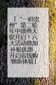 “一码贵州”第二轮年中盛典大促开启！六大活动叠加补贴优惠，开启省钱购物新体验