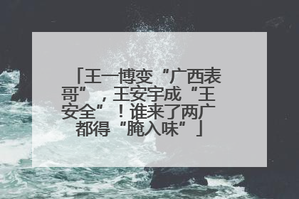 王一博变“广西表哥”，王安宇成“王安全”！谁来了两广都得“腌入味”