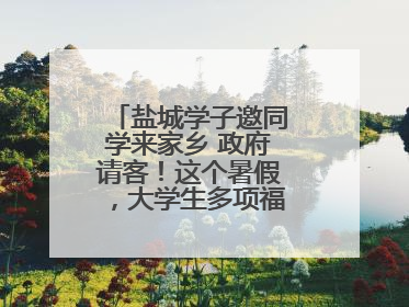 盐城学子邀同学来家乡 政府请客！这个暑假，大学生多项福利免费游盐城