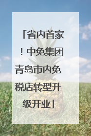 省内首家！中免集团青岛市内免税店转型升级开业