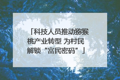 科技人员推动猕猴桃产业转型 为村民解锁“富民密码”
