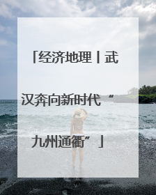 经济地理丨武汉奔向新时代“九州通衢”