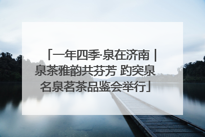 一年四季·泉在济南｜泉茶雅韵共芬芳 趵突泉名泉茗茶品鉴会举行