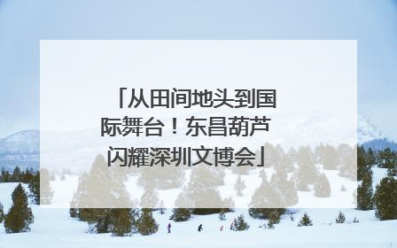从田间地头到国际舞台！东昌葫芦闪耀深圳文博会