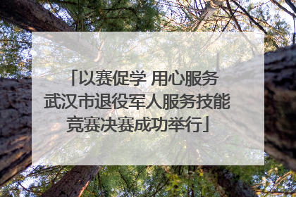 以赛促学 用心服务 武汉市退役军人服务技能竞赛决赛成功举行