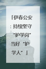 伊春公安：持续坚守“护学岗” 当好“护学人”
