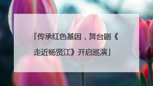 传承红色基因，舞台剧《走近杨贤江》开启巡演