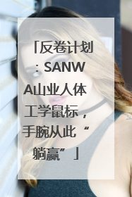 反卷计划：SANWA山业人体工学鼠标，手腕从此“躺赢”