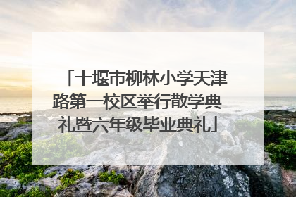 十堰市柳林小学天津路第一校区举行散学典礼暨六年级毕业典礼