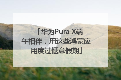 华为Pura X端午相伴，用这些鸿蒙应用度过惬意假期
