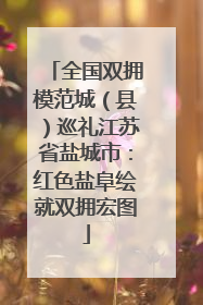 全国双拥模范城（县）巡礼江苏省盐城市：红色盐阜绘就双拥宏图