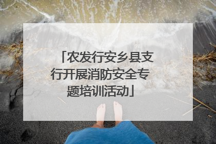 农发行安乡县支行开展消防安全专题培训活动