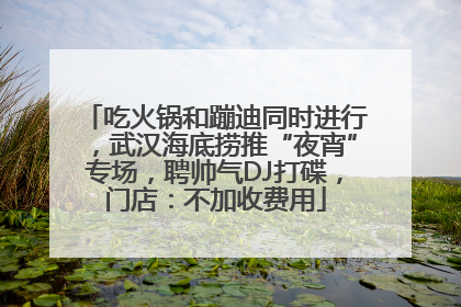 吃火锅和蹦迪同时进行，武汉海底捞推“夜宵”专场，聘帅气DJ打碟，门店：不加收费用