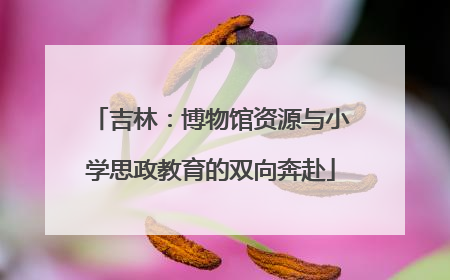 吉林：博物馆资源与小学思政教育的双向奔赴