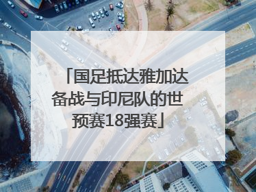 国足抵达雅加达备战与印尼队的世预赛18强赛