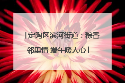 定陶区滨河街道：粽香邻里情 端午暖人心