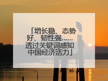 增长稳、态势好、韧性强……透过关键词感知中国经济活力