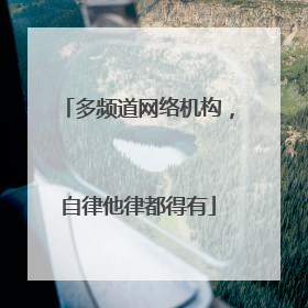多频道网络机构，自律他律都得有
