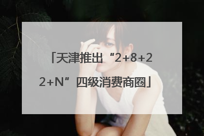 天津推出“2+8+22+N”四级消费商圈
