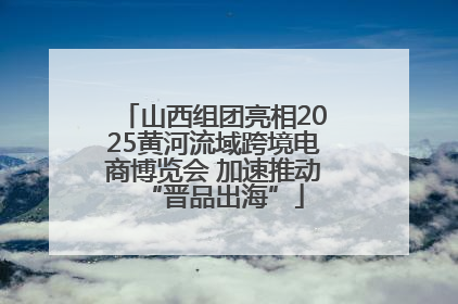 山西组团亮相2025黄河流域跨境电商博览会 加速推动“晋品出海”
