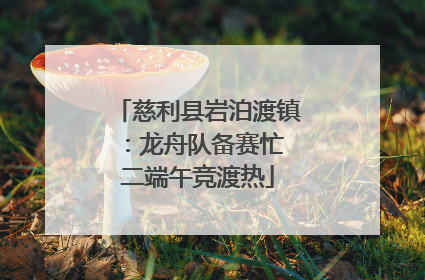 慈利县岩泊渡镇：龙舟队备赛忙 二端午竞渡热