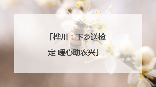 桦川：下乡送检定 暖心助农兴