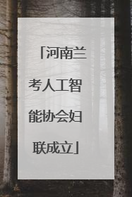 河南兰考人工智能协会妇联成立