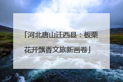 河北唐山迁西县：板栗花开飘香文旅新画卷