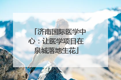 济南国际医学中心：让医学项目在泉城落地生花