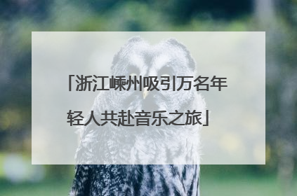 浙江嵊州吸引万名年轻人共赴音乐之旅