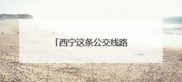西宁这条公交线路临时调整的通知