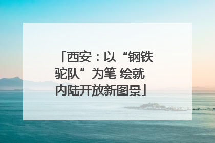 西安：以“钢铁驼队”为笔 绘就内陆开放新图景