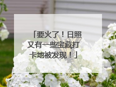 要火了！日照又有一些宝藏打卡地被发现！