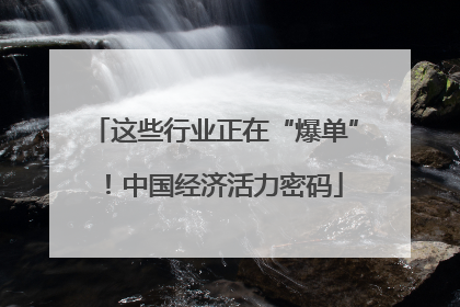 这些行业正在“爆单”！中国经济活力密码