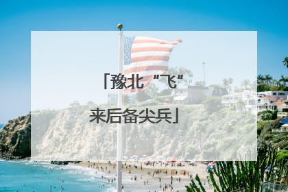 豫北“飞”来后备尖兵