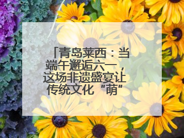 青岛莱西：当端午邂逅六一，这场非遗盛宴让传统文化“萌”出新花样！