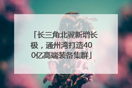 长三角北翼新增长极，通州湾打造400亿高端装备集群