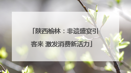 陕西榆林：非遗盛宴引客来 激发消费新活力