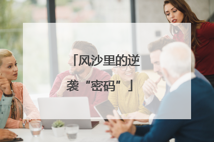 风沙里的逆袭“密码”