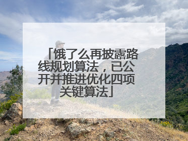 饿了么再披露路线规划算法，已公开并推进优化四项关键算法
