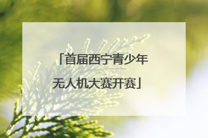首届西宁青少年无人机大赛开赛