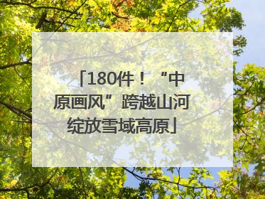 180件！“中原画风”跨越山河绽放雪域高原